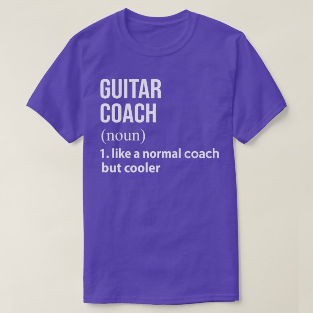 Guitar tränare som en vanlig buss men kylare t shirt (Design framsida)