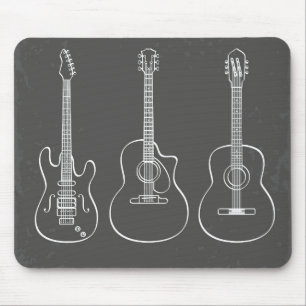 Guitar trio retro grunge-musik musmatta