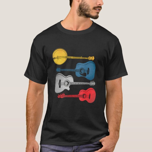 Guitar tshirt, guitar tshirt for men, guitar shirt t shirt (Framsida)