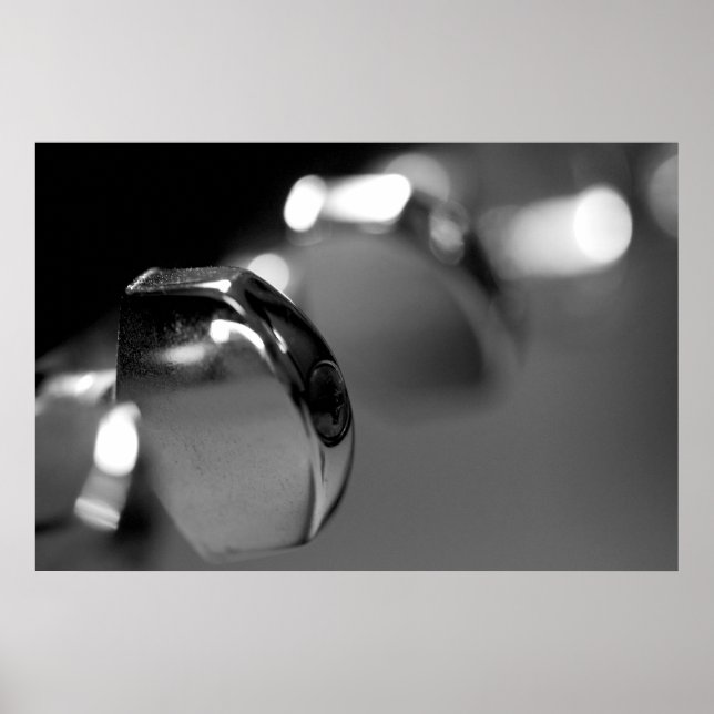 Guitar Tuning Pegs Poster (Framsidan)