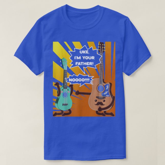 Guitar Uke Im Din Guitarist i Far Fars dag 14 T Shirt (Design framsida)