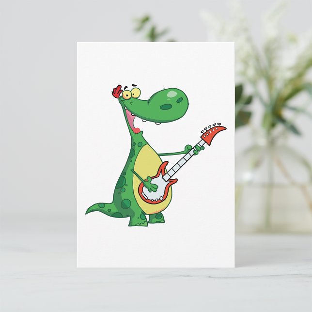 Guitar-uppspelning av dinosaurer inbjudningar (Skapare uppladdad)