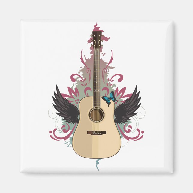 Guitar Vibes Magnet (Framsidan)