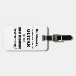 Guitar viktigaste instrument bagagebricka