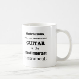 Guitar viktigaste instrument kaffemugg