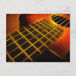 Guitar vykort