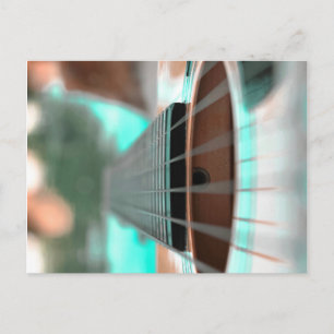 Guitar-vykort Vykort