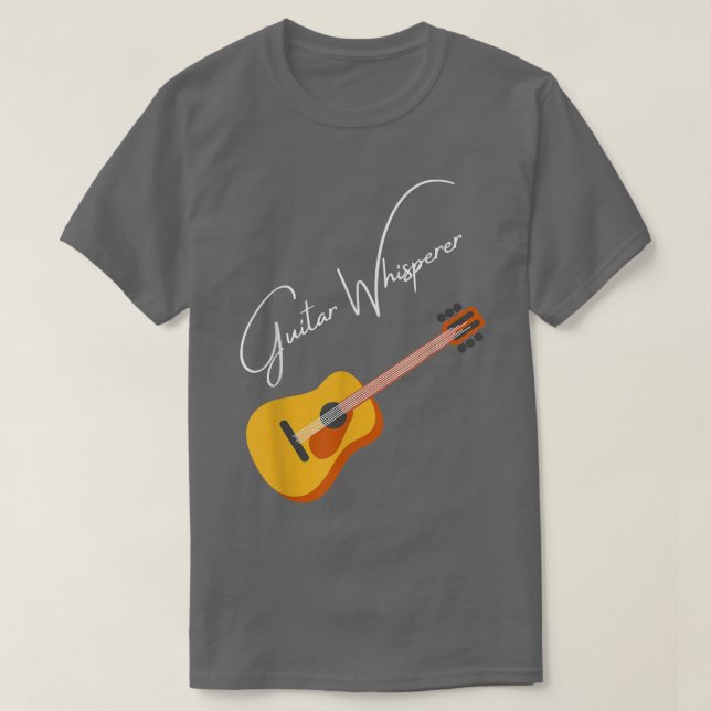Guitar Whisperer, Clampor, Pluckat Violin Guitaris T Shirt (Design framsida)