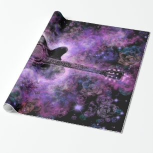 Guitar Wrapping Papper Presentpapper