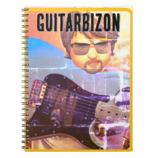 Guitarbizon T-shirt Anteckningsbok