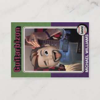 Guitarbizon Trading Card Series: 1 Card: 1 of 10 Visitkort