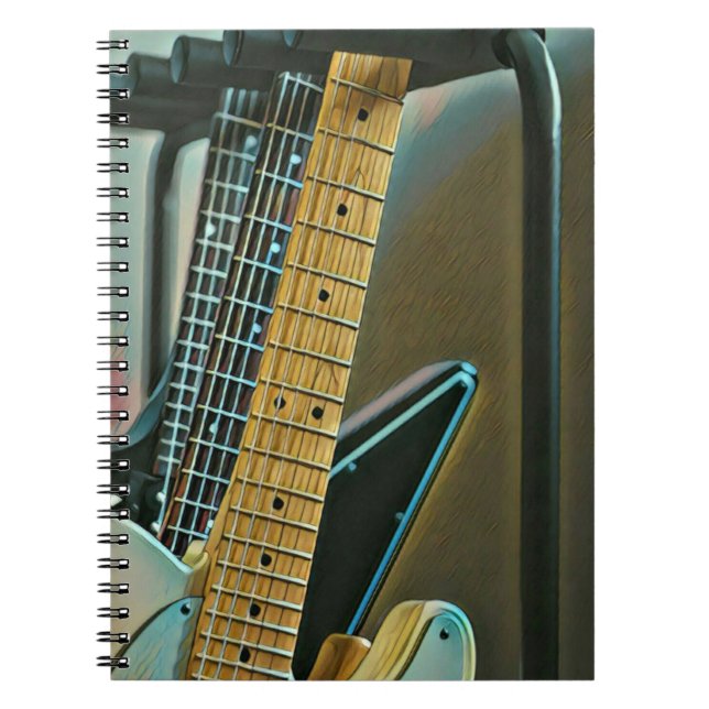 Guitargåva till fars dag anteckningsbok (Framsidan)