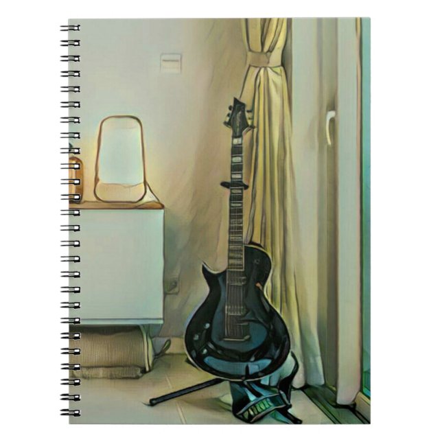 Guitargåvor till pappa anteckningsbok (Framsidan)