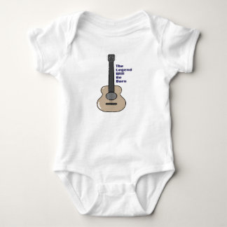 Guitarist baby tee shirt