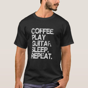 Guitarist, elektriska gitarrer för kaffe S T Shirt