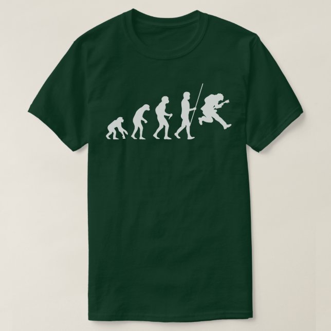Guitarist Evolution T Shirt (Design framsida)