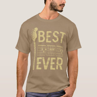 Guitarist Father Best Dad Ever D A D Chord Gifts G T Shirt