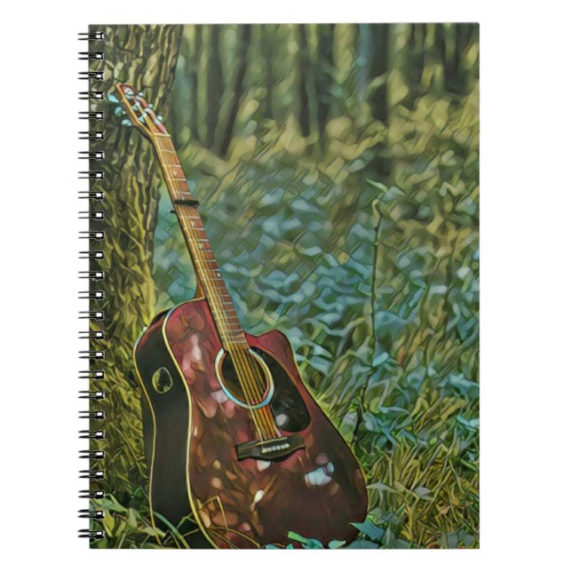 Guitarist-födelsedagspresent Anteckningsbok (Framsidan)