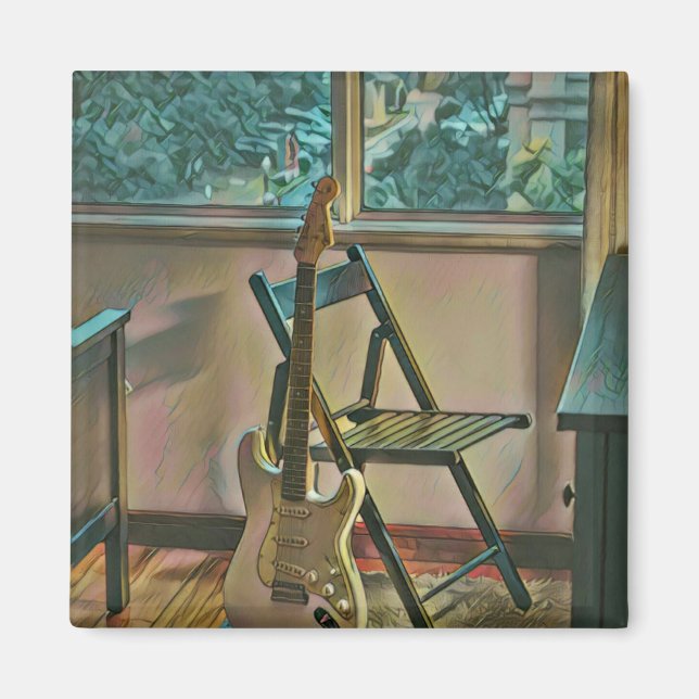 Guitarist-födelsedagspresent Magnet (Framsidan)