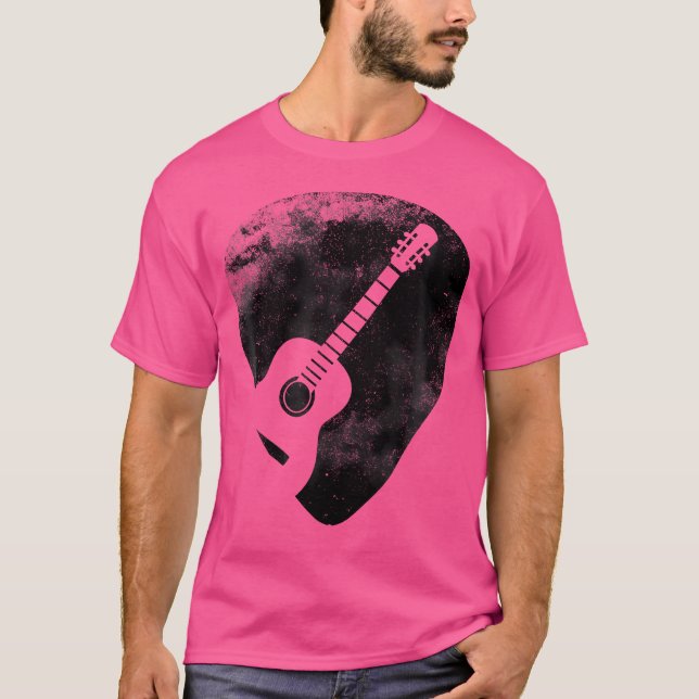 Guitarist för nya skrotgåvor från Gitarr Plektrum T Shirt (Framsida)