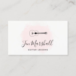 guitarist för rosa visitkort