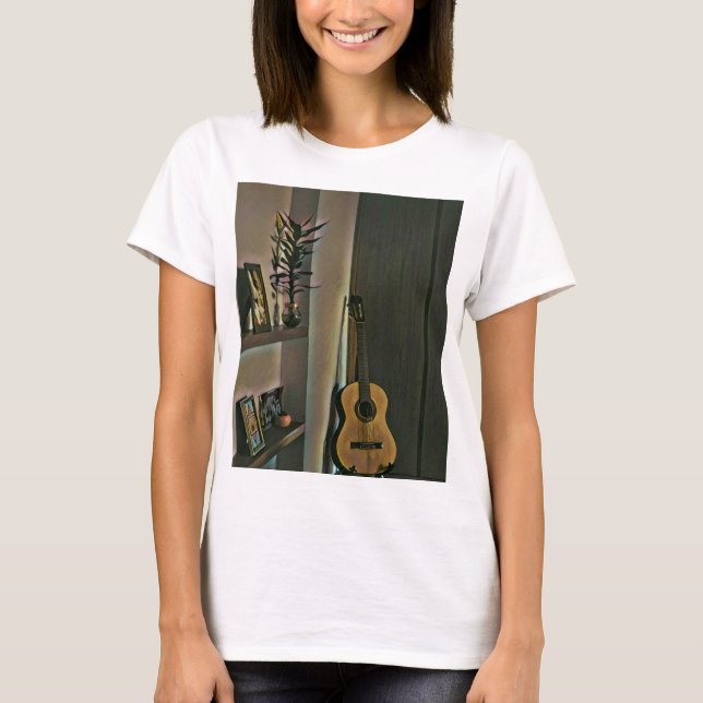 Guitarist-gåva av coola t shirt (Framsida)