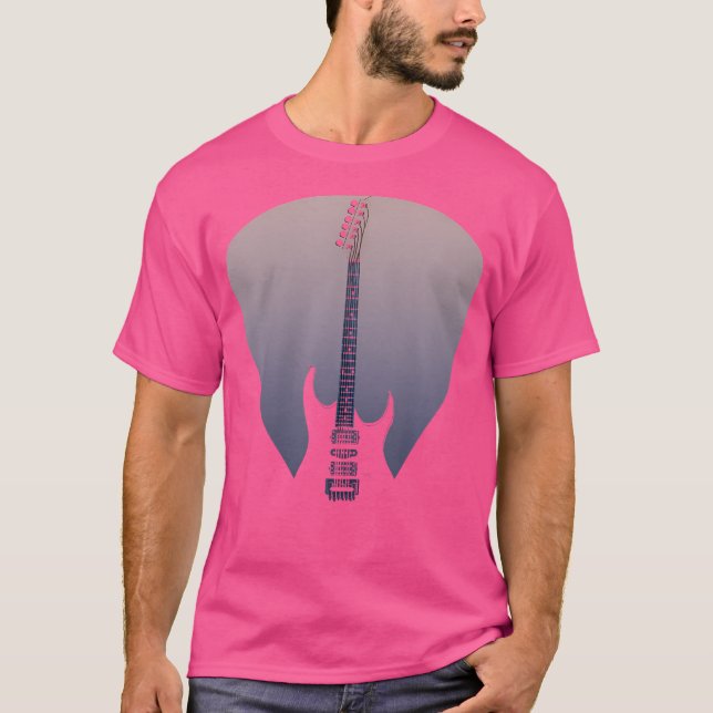 Guitarist Gift Musical Instruments Gitarr Plektrum T Shirt (Framsida)
