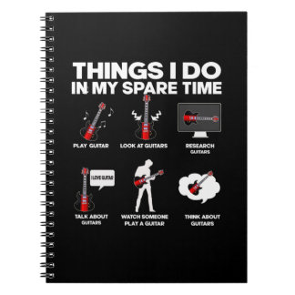 Guitarist Guitar Beroende Guitarist Music Birthday Anteckningsbok