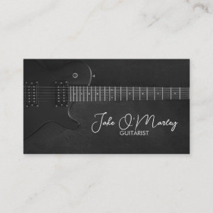 Guitarist Guitar Music Musician Visitkort