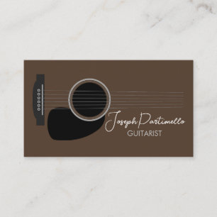 Guitarist Guitar Music Musician Visitkort