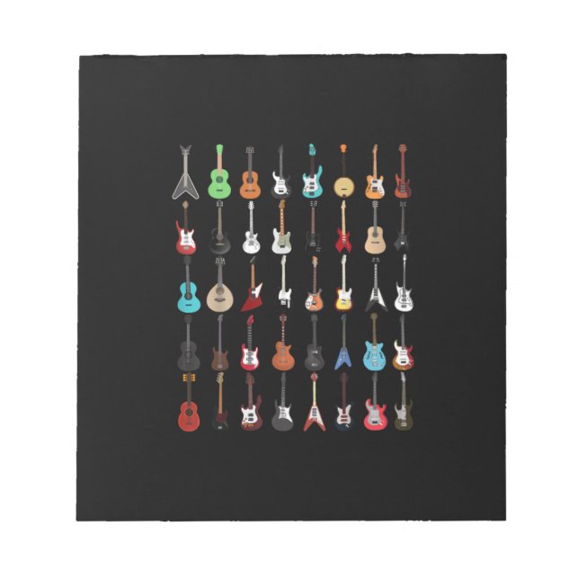 Guitarist Guitar Musical Instrument Rock and roll Anteckningsblock (Framsida)