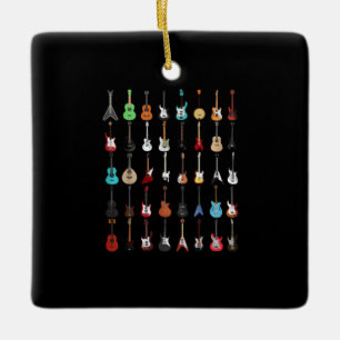 Guitarist Guitar Musical Instrument Rock and roll Julgransprydnad Keramik