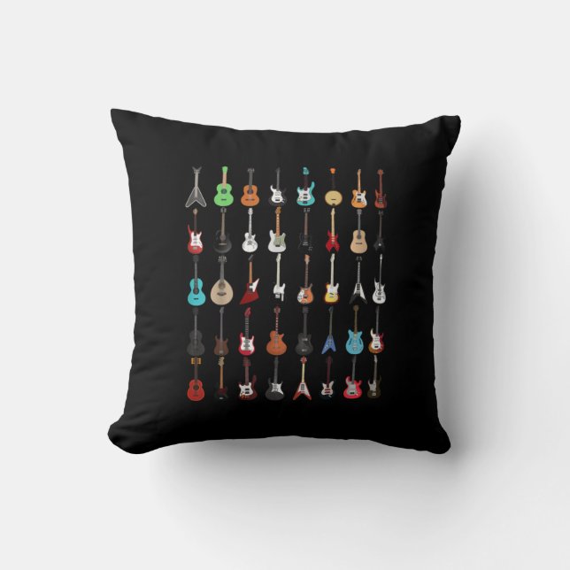 Guitarist Guitar Musical Instrument Rock and roll Kudde (Framsida)