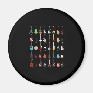 Guitarist Guitar Musical Instrument Rock and roll Magnet