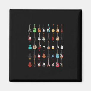 Guitarist Guitar Musical Instrument Rock and roll Magnet