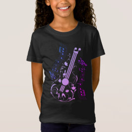 Guitarist Guitar Player Music Lila Girl Girl Girl T Shirt