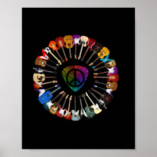 Guitarist Guitar Sortar Birthday Poster
