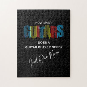 Guitarist hur många gitarrer föder pussel
