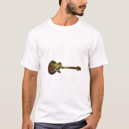 Guitarist i Acoustic Guitar Natature Forest Music  T Shirt