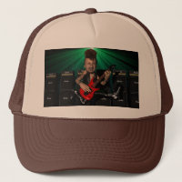 Guitarist i Flight Hat
