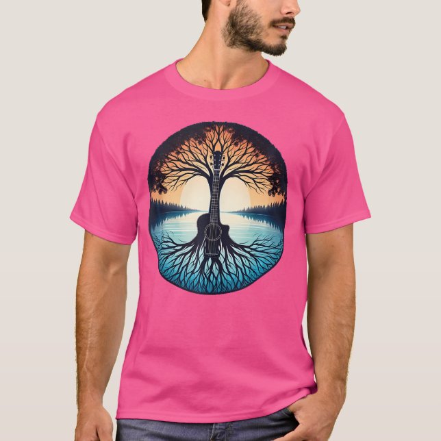 Guitarist i Sjö T Shirt (Framsida)