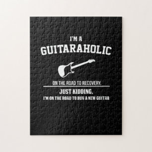 Guitarist jag är Guitarahofdag Pussel
