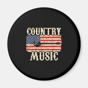Guitarist Land Music Guitar American Flagga Birth Magnet