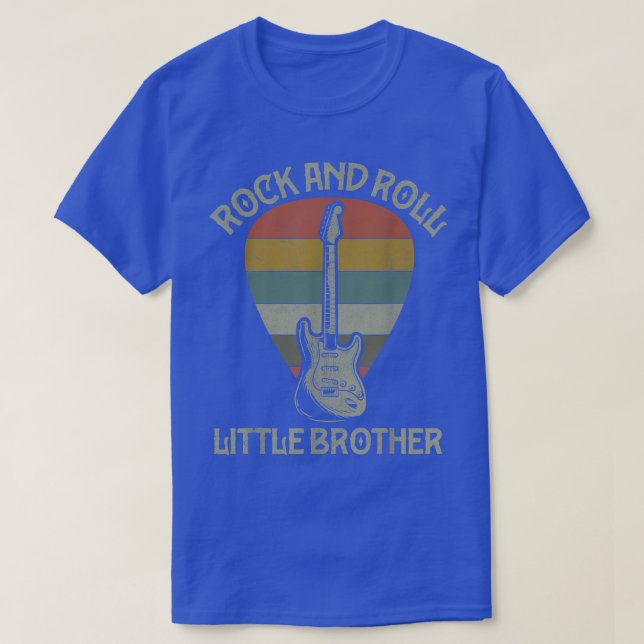 Guitarist Little Bro Tshirt Brother Fathers Day Gu T Shirt (Design framsida)