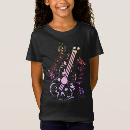 Guitarist Musician Guitar Player Music Girl T Shirt