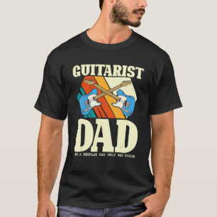 Guitarist Pappa som en vanlig Pappa-färgare T Shirt