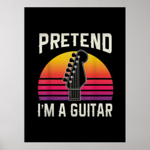 Guitarist påstår att jag är en Guitar Birthday Poster