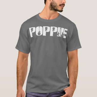 Guitarist Poppie Funny Music Guitar Älskare Far T Shirt