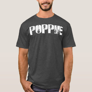 Guitarist Poppie Funny Music Guitar Älskare Far T Shirt