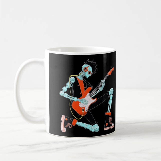 Guitarist Robot Kaffemugg (Vänster)